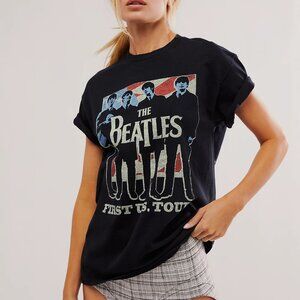 NEW! Free People The Beatles First U.S. Tour Tee
